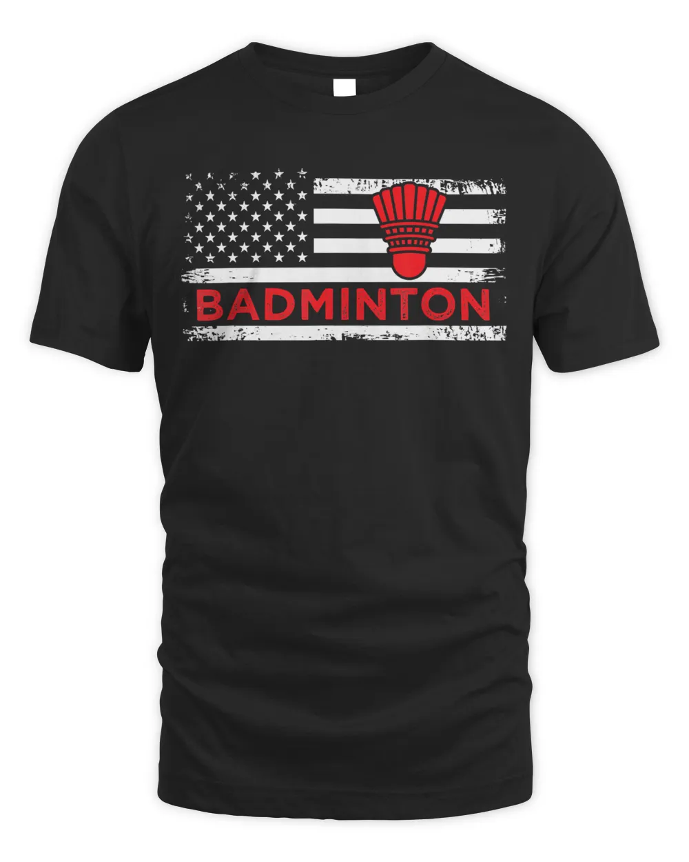 USA Flag Badminton - American Patriot US Flag Badminton Gift T-Shirt