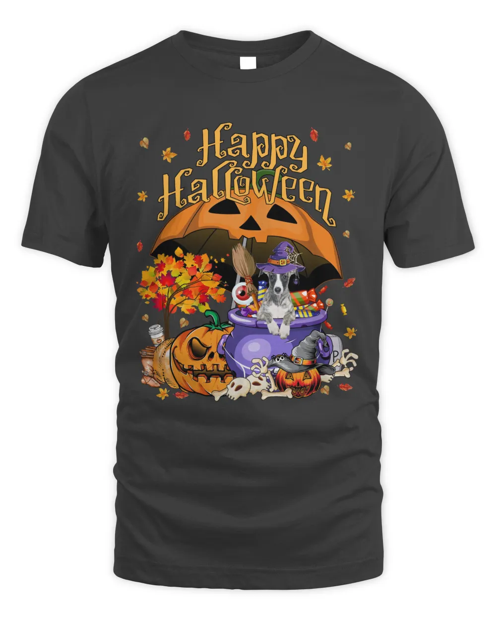 Halloween Autumn Witch Whippet