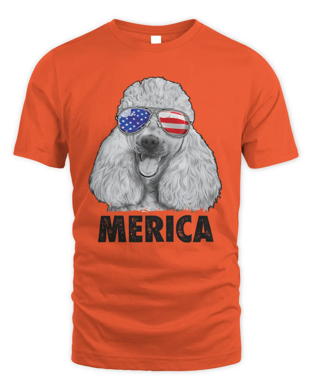 Poodle Dog 4th of July Merica Men Women American Flag Sunglasses 136