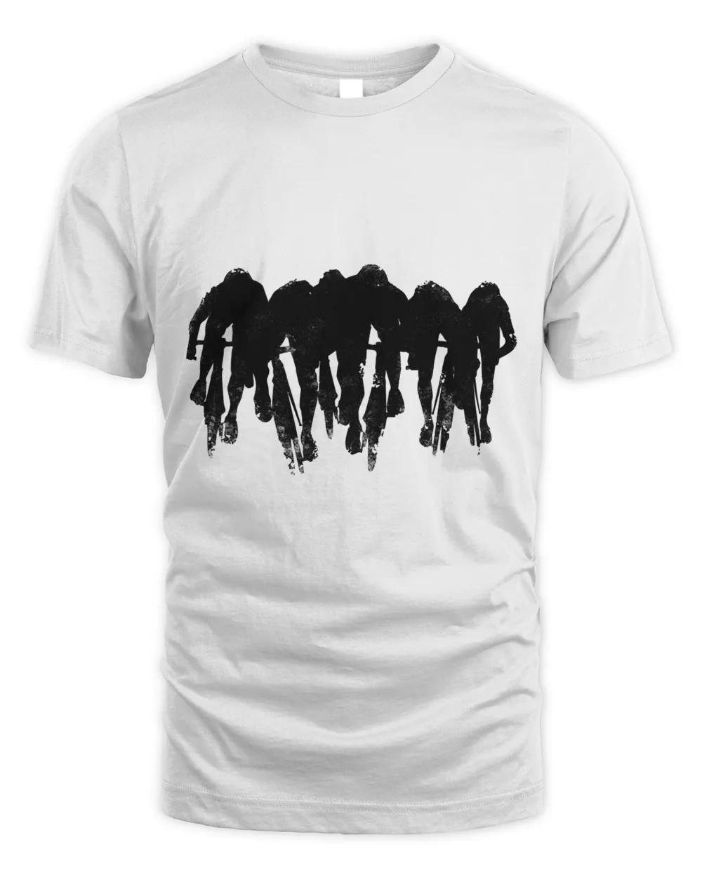 SPRINT FINISH cyclist silhouette print Classic T-Shirt