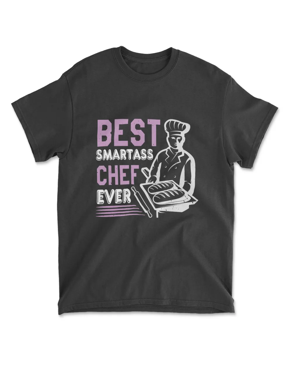 Best Smartass Chef T-Shirt Men's Standard T-Shirt black s