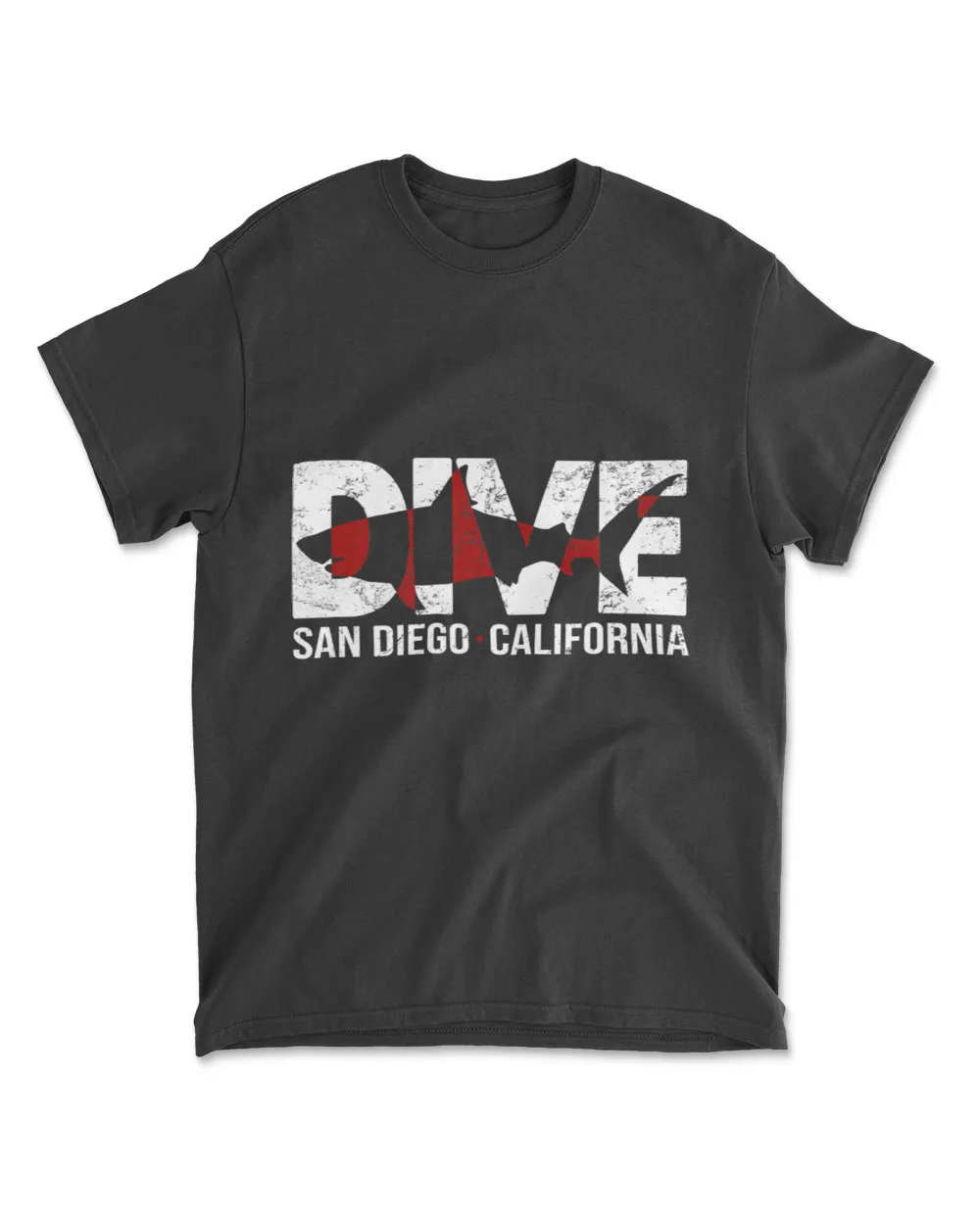 DIVE San Diego California SCUBA DIVING T-Shirt
