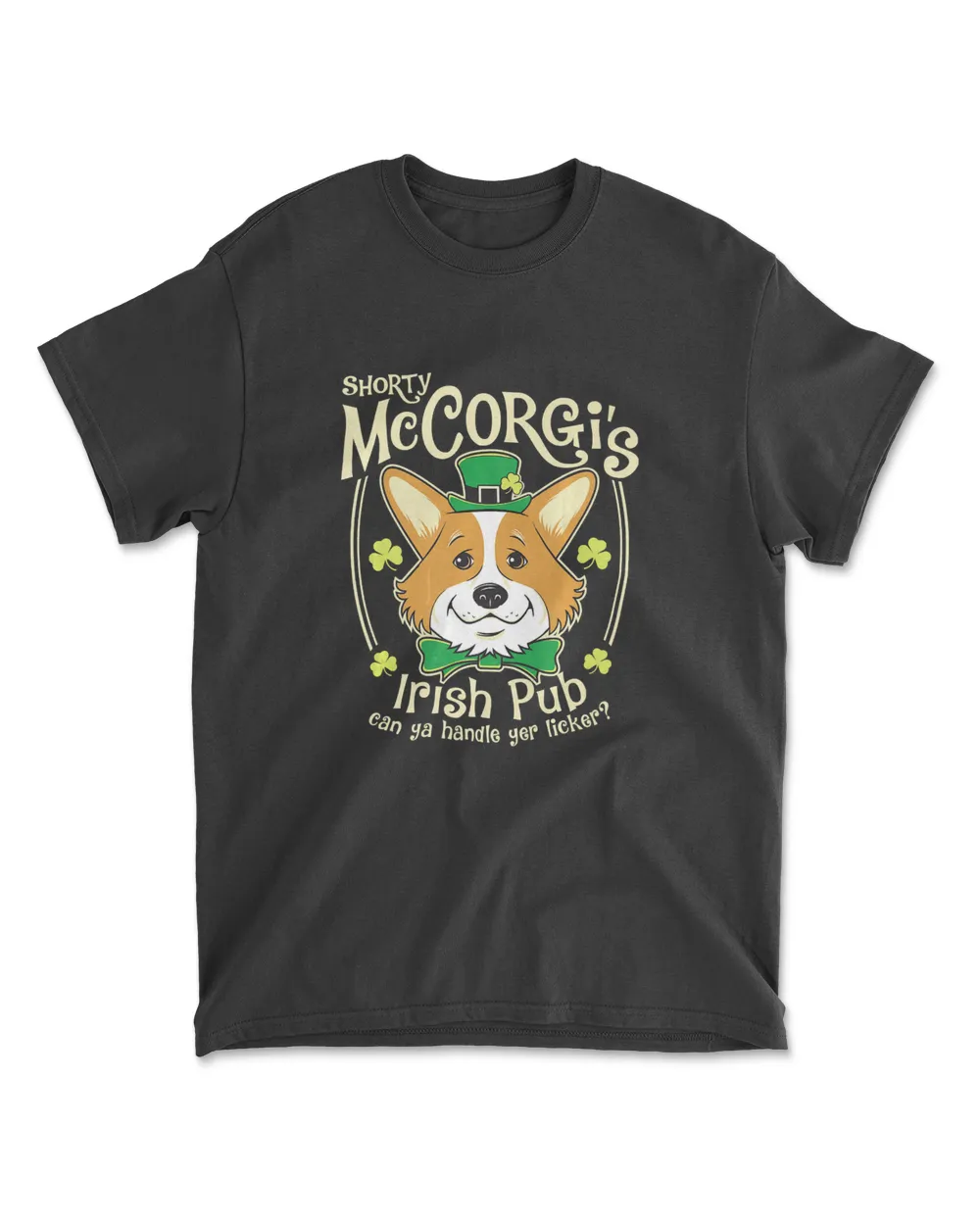 Corgi Irish Pub Shorty McCorgi T-Shirt