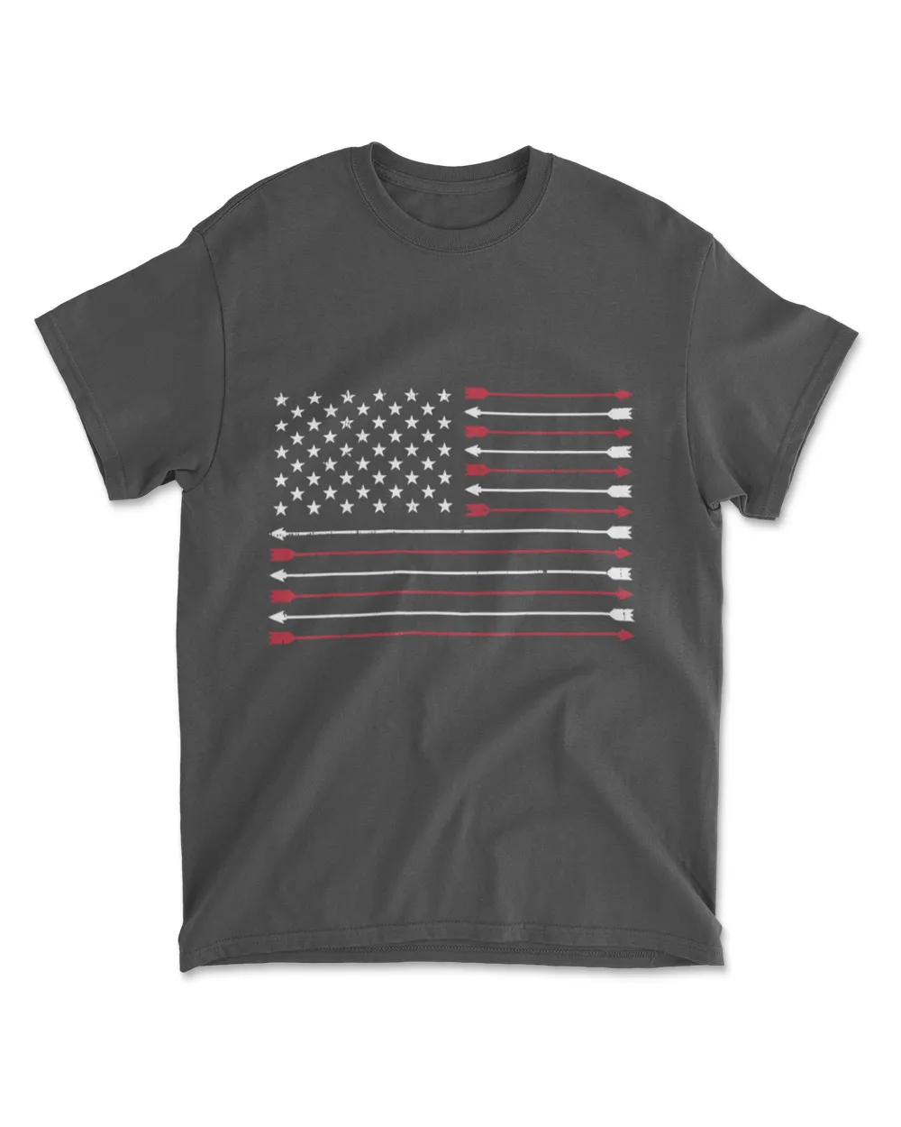 American Flag Arrow Hunting Archery USA Hunter Archer Gift T-Shirt