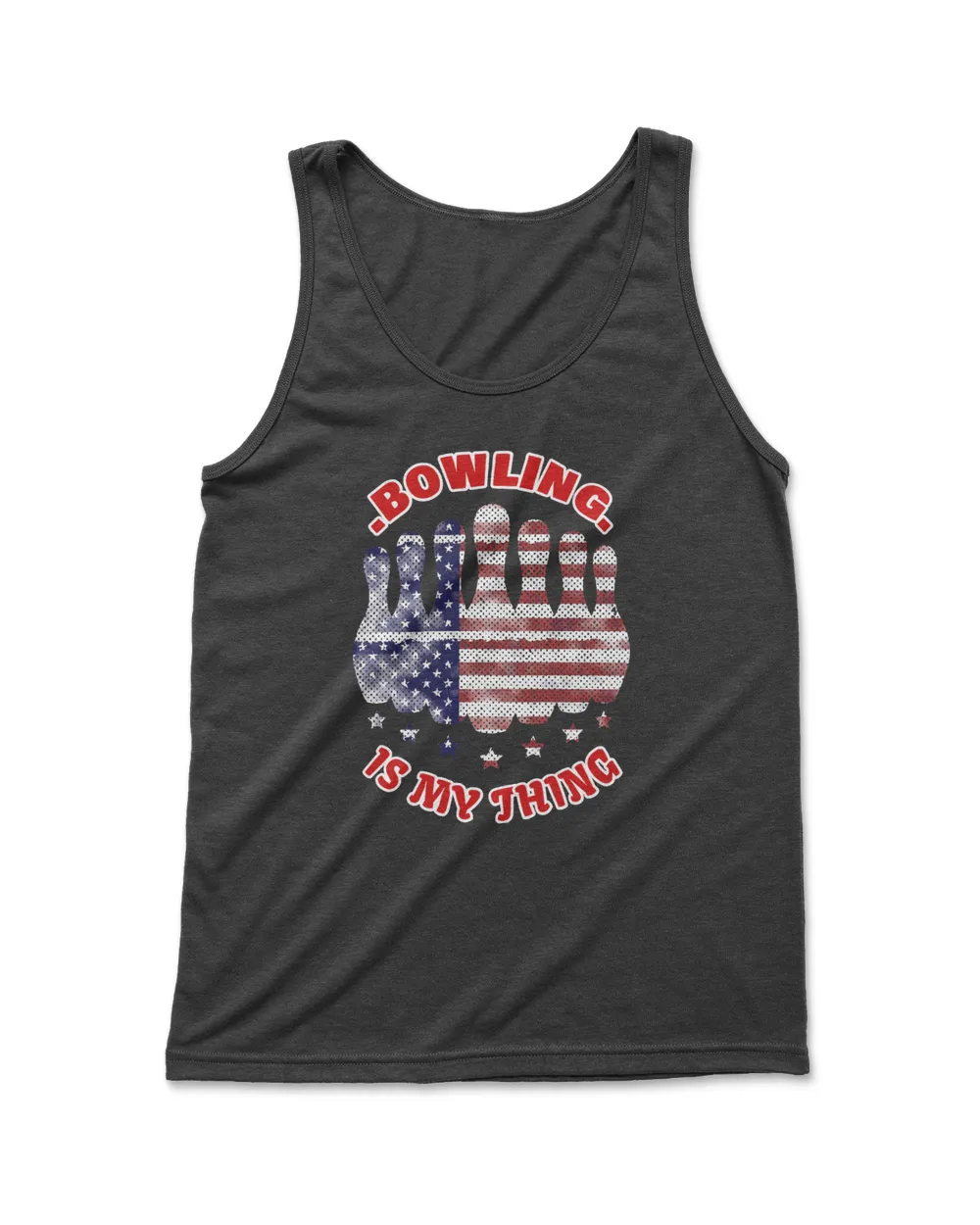 Bowling American Flag Graphic Design 252 bowler