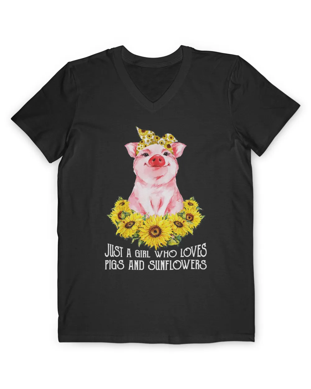 Pig A Girl Loves Pig Sunflower 376 cattle
