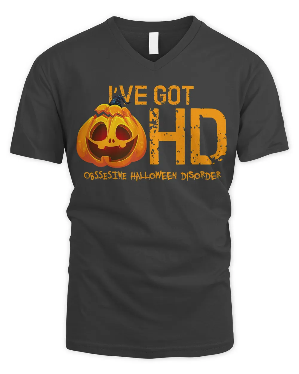 Pumpkin OHD Funny Obsessive Halloween Disorder Costume