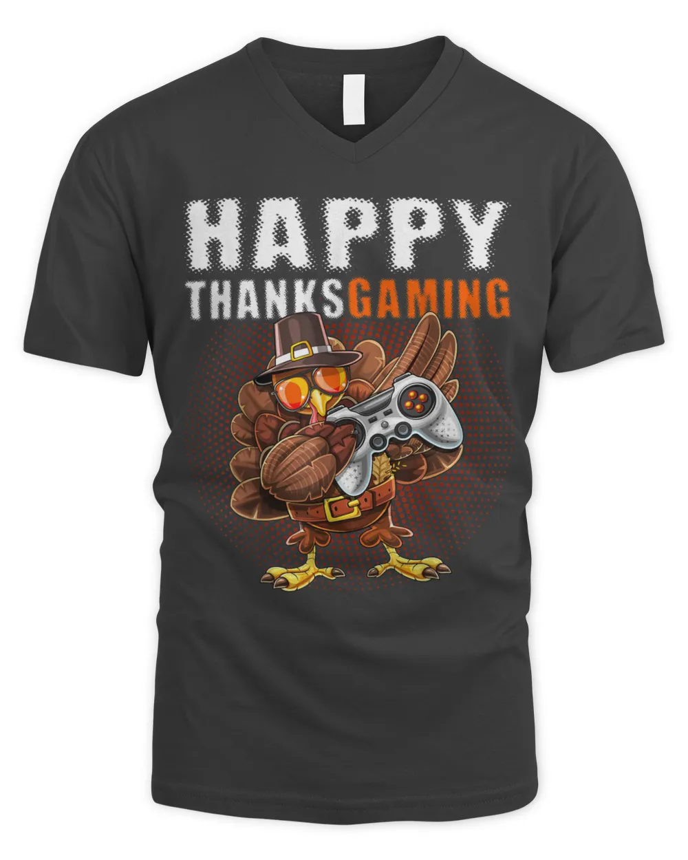 Happy Thanksgiving Video Game Dabbing Turkey Pilgrim