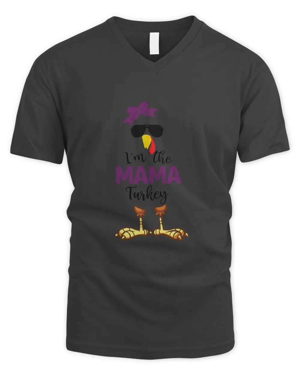 I'm The mama turkey Thanks giving funny T-Shirt