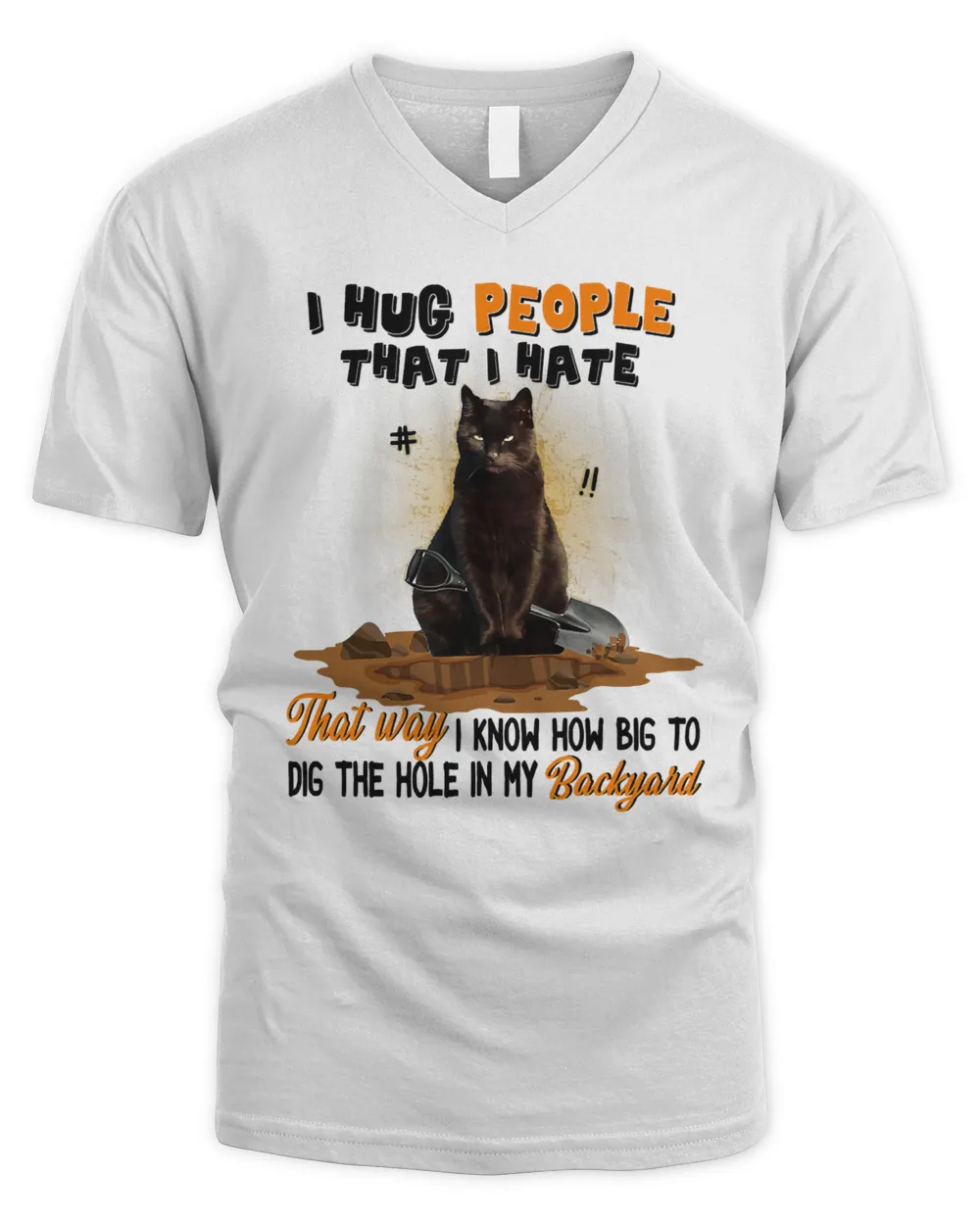 Cat Black Cat Lovers I Hug People that I Hate 55 Black Cat Lover