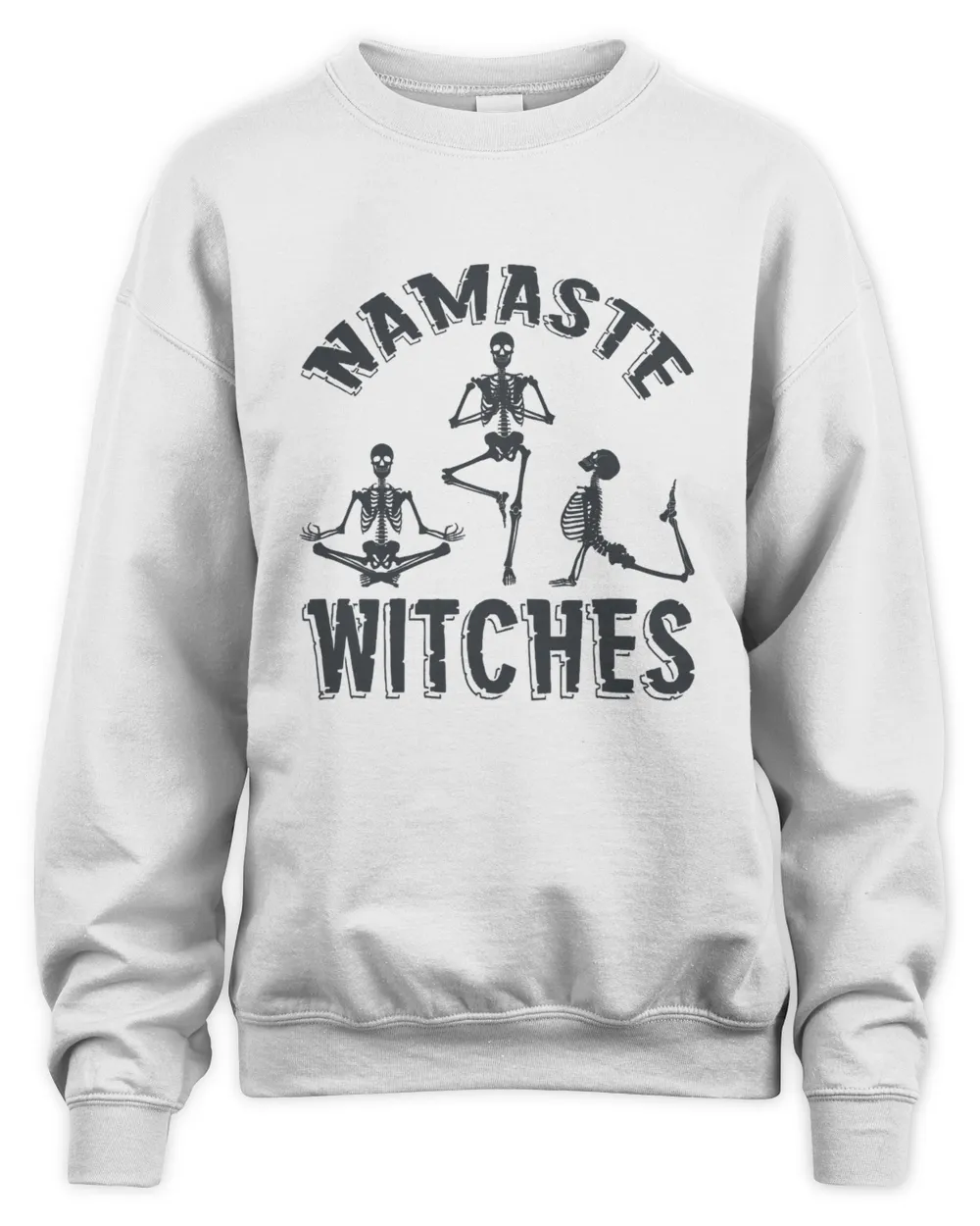 namaste witches skeleton yoga T-Shirt