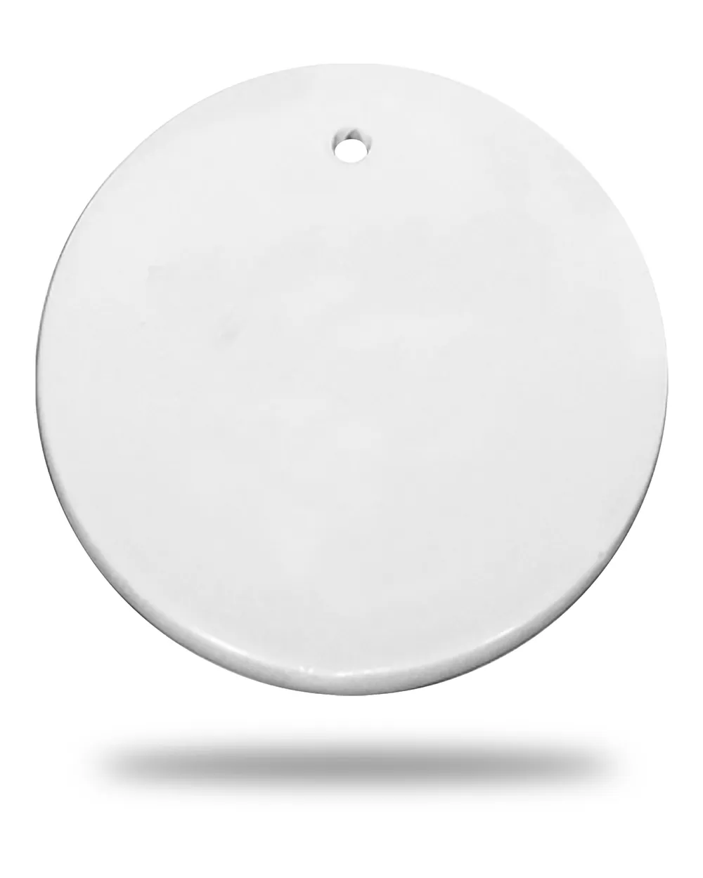 Personalized Photo Mom Dad Memorial Cardinal Ornament ORN55 Circle Ceramic Ornament white one-side single