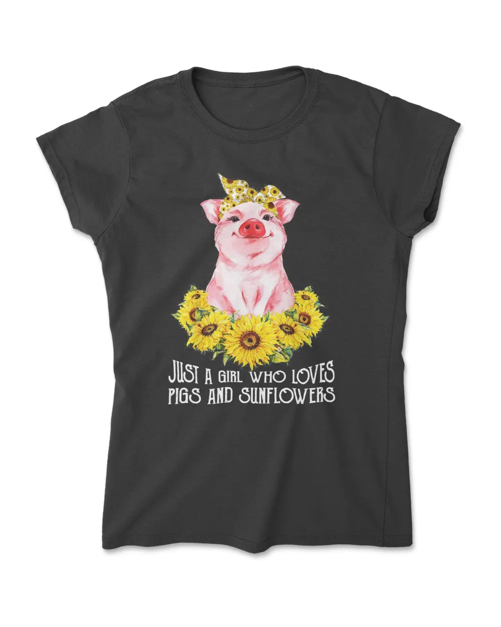 Pig A Girl Loves Pig Sunflower 376 cattle