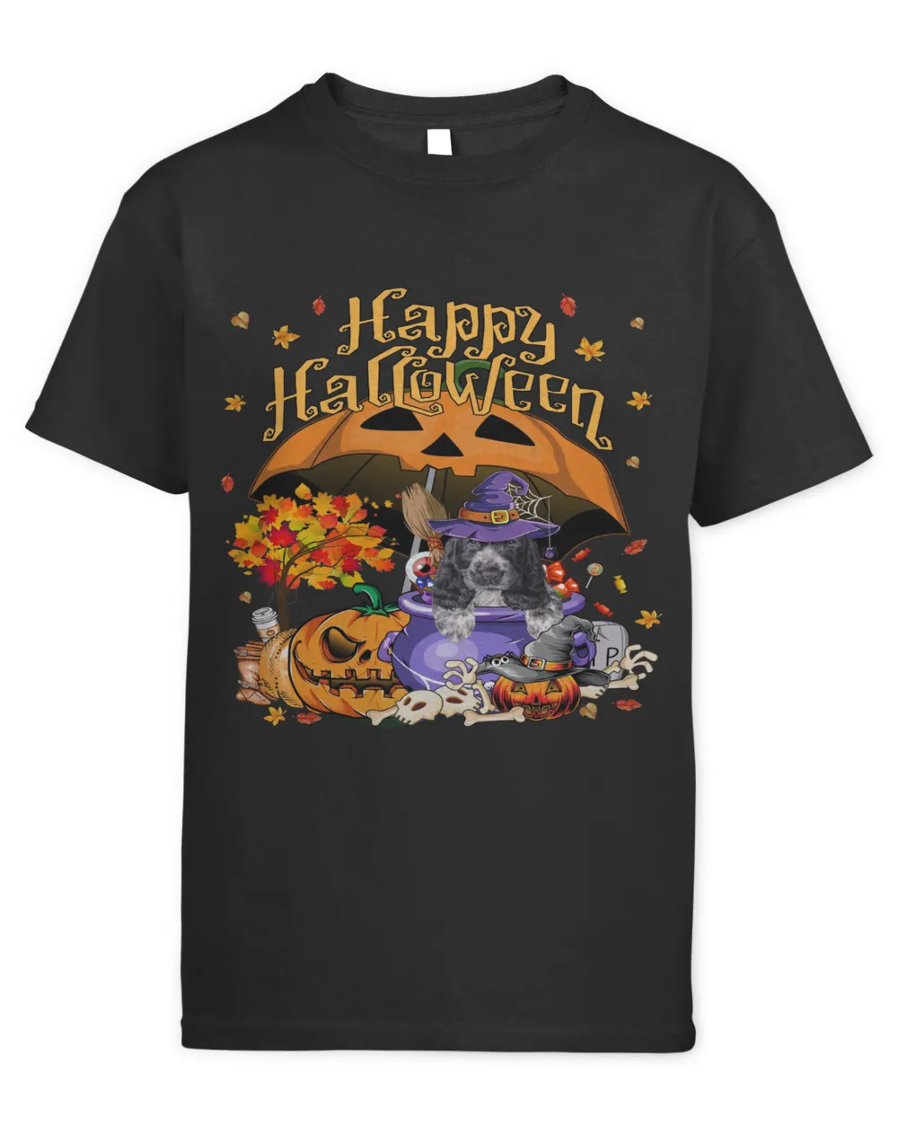 Halloween Witch English Cocker Spaniel