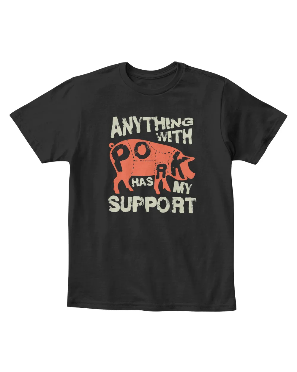 Pig Anything With Pork Has My Support Cuts Bacon Lovers 37 cattle
