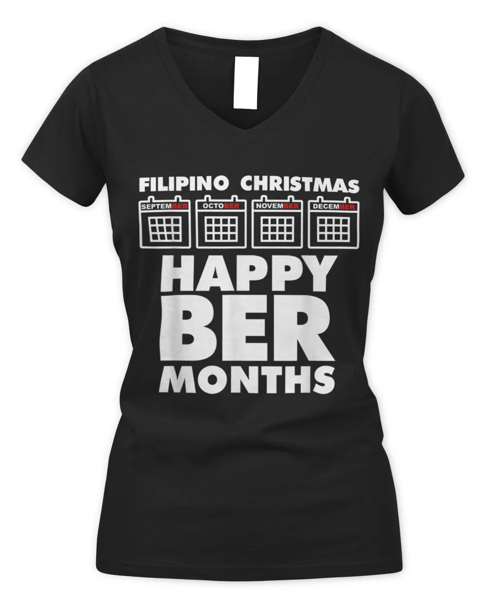 Filipino Christmas Happy Ber Months T-Shirt