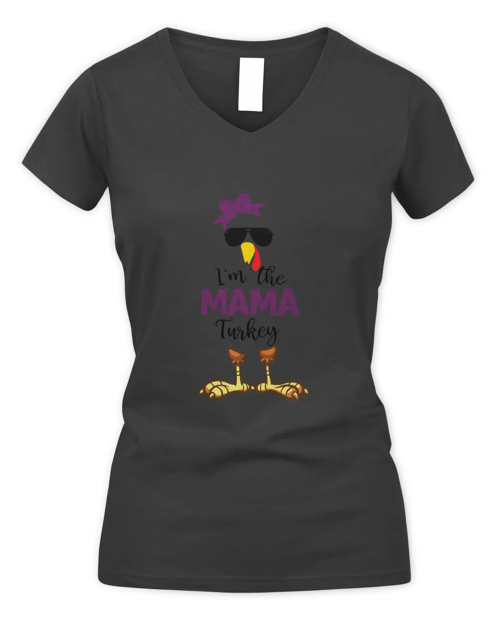 I'm The mama turkey Thanks giving funny T-Shirt