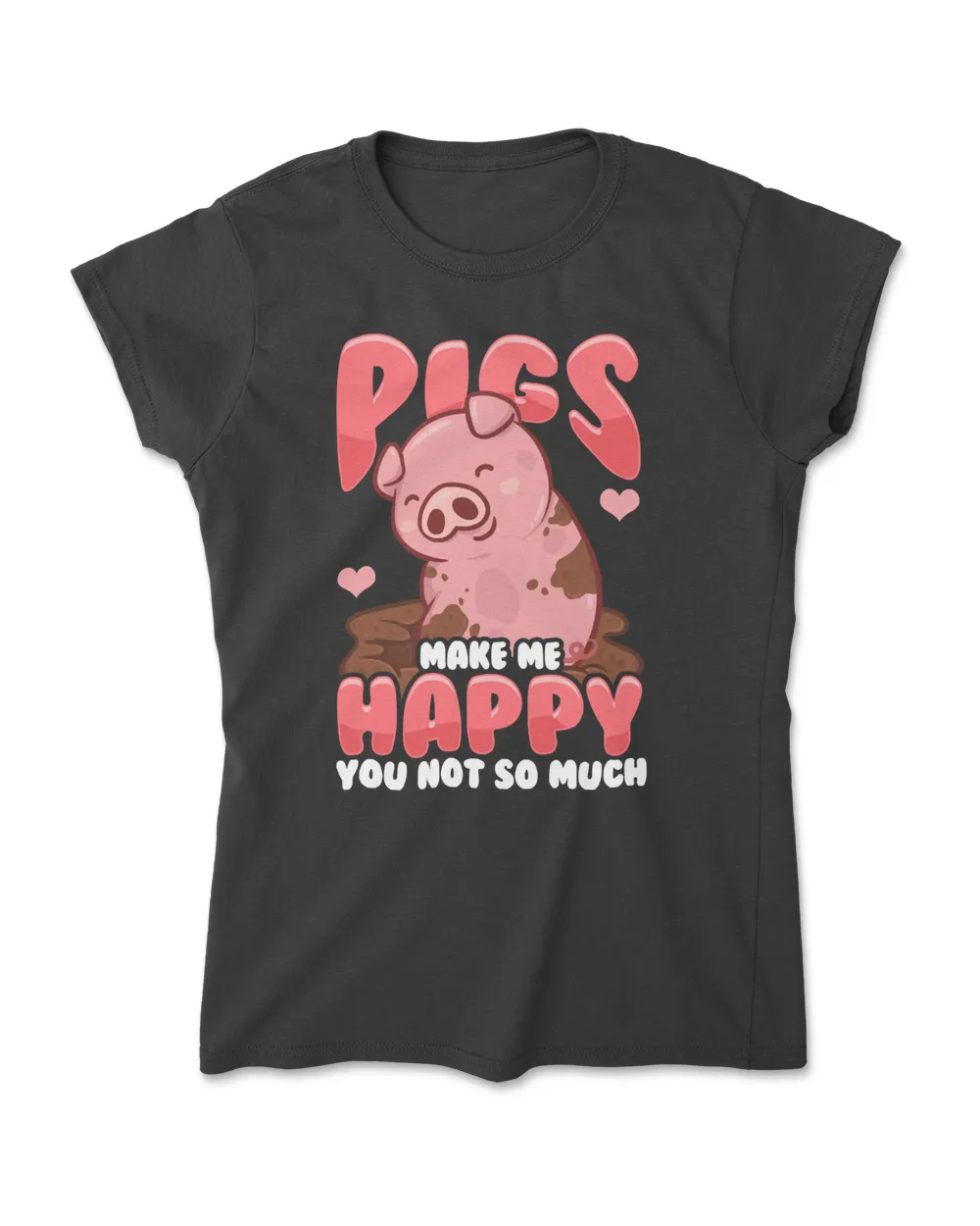 Pig Adorable Pigs Make Me Happy You Not So Much 352 cattle
