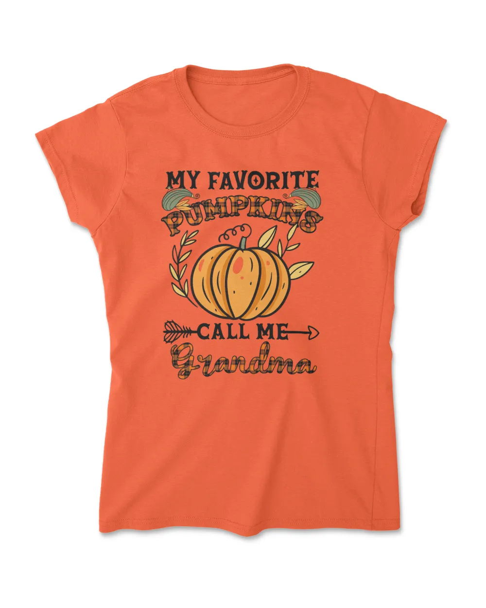My Favorite Pumpkins Call Me Grandma Thanksgiving Funny