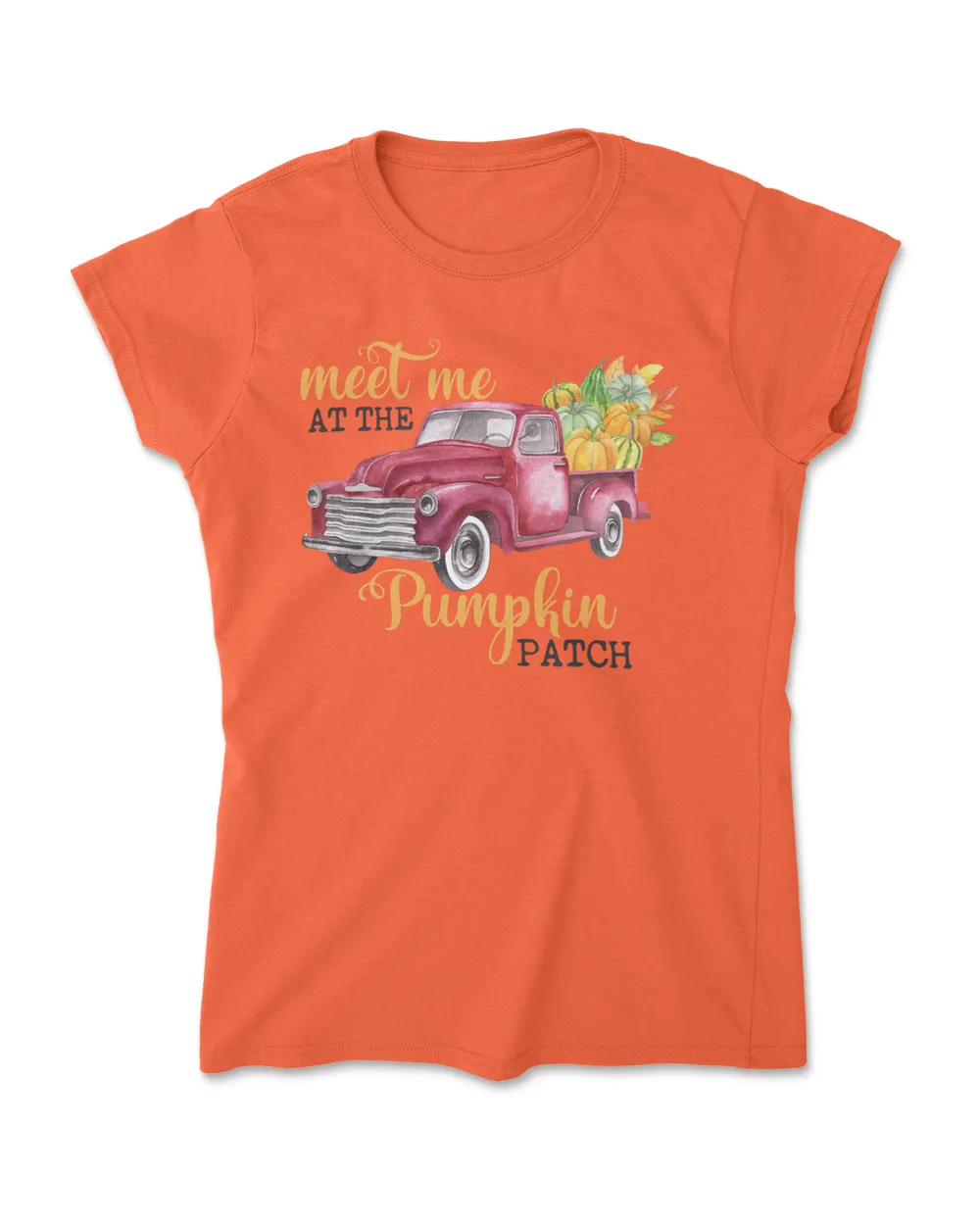 Meet Me At The Pumpkin Patch Squash Truck Funny
