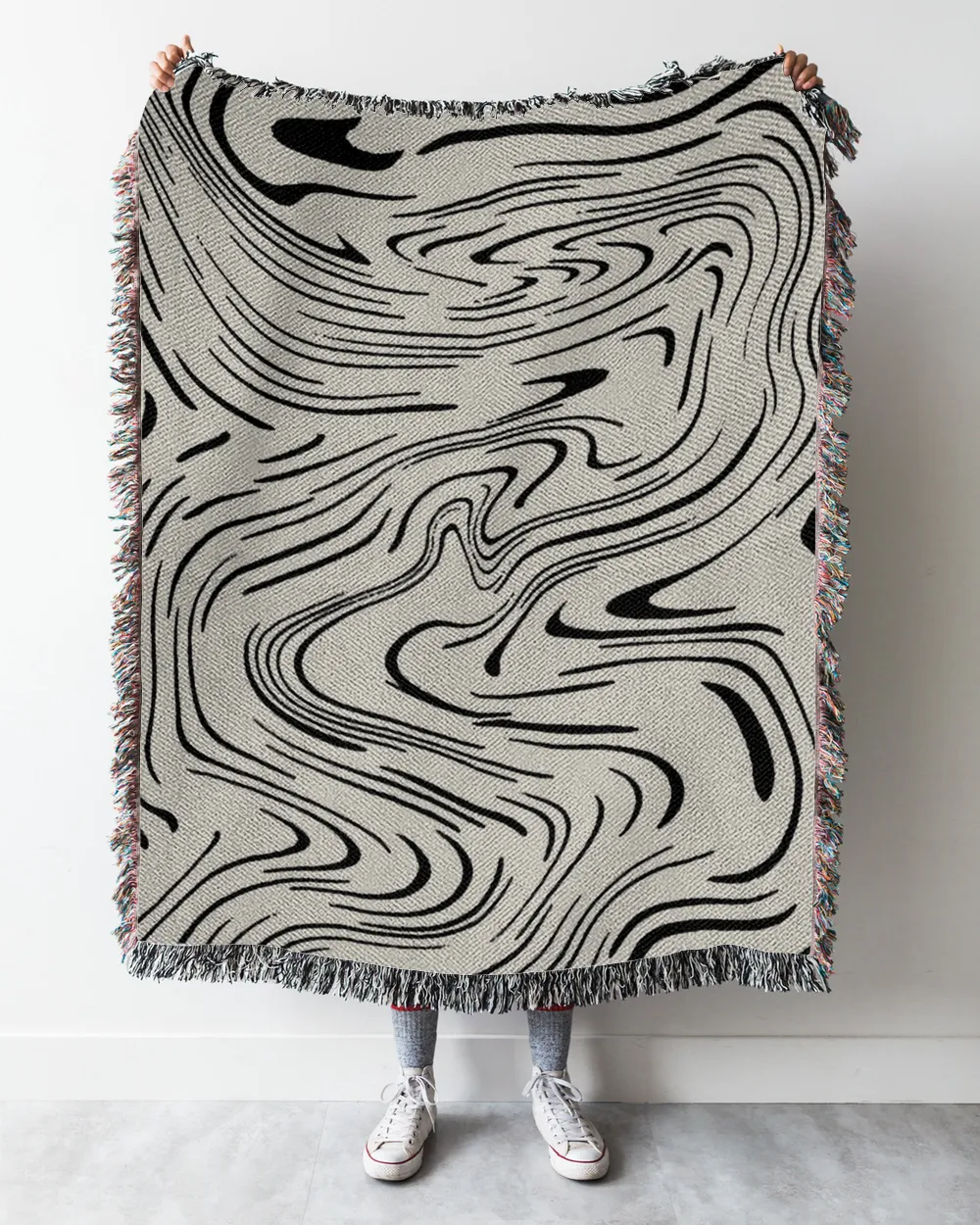 Marble Stone Blanket, Throw Fleece Blanket For Bedroom