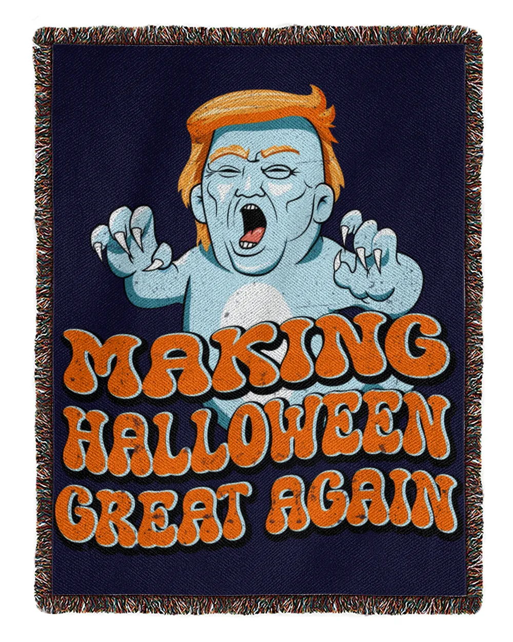 Making Halloween Great Again Trump Ghost Distressed Groovy Long Sleeve Tank Tops Hoodies