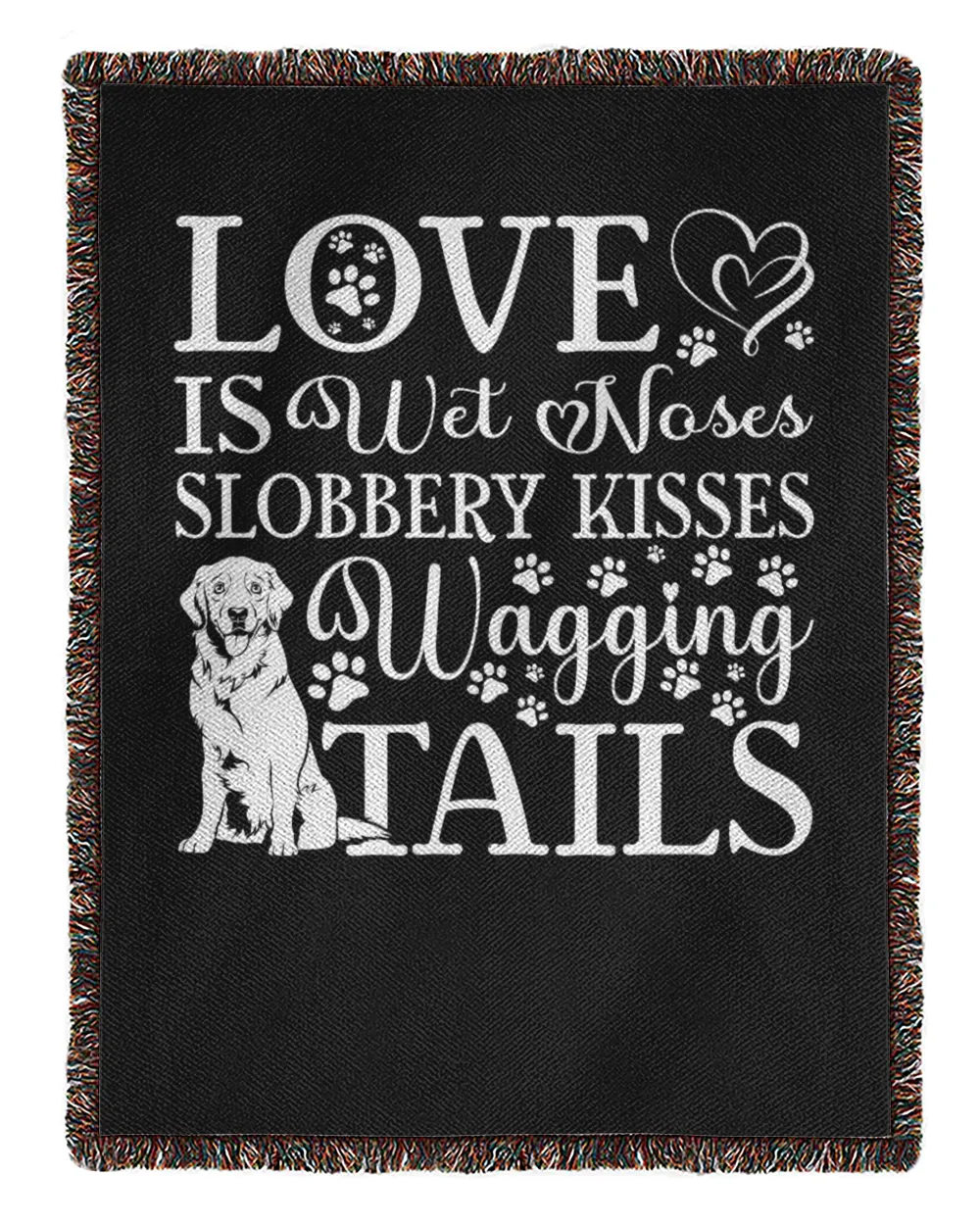 Love Is Wet Noses Slobbery Kisses Wagging Tails Personalized Grandpa Grandma Mom Sister For Dog Lovers