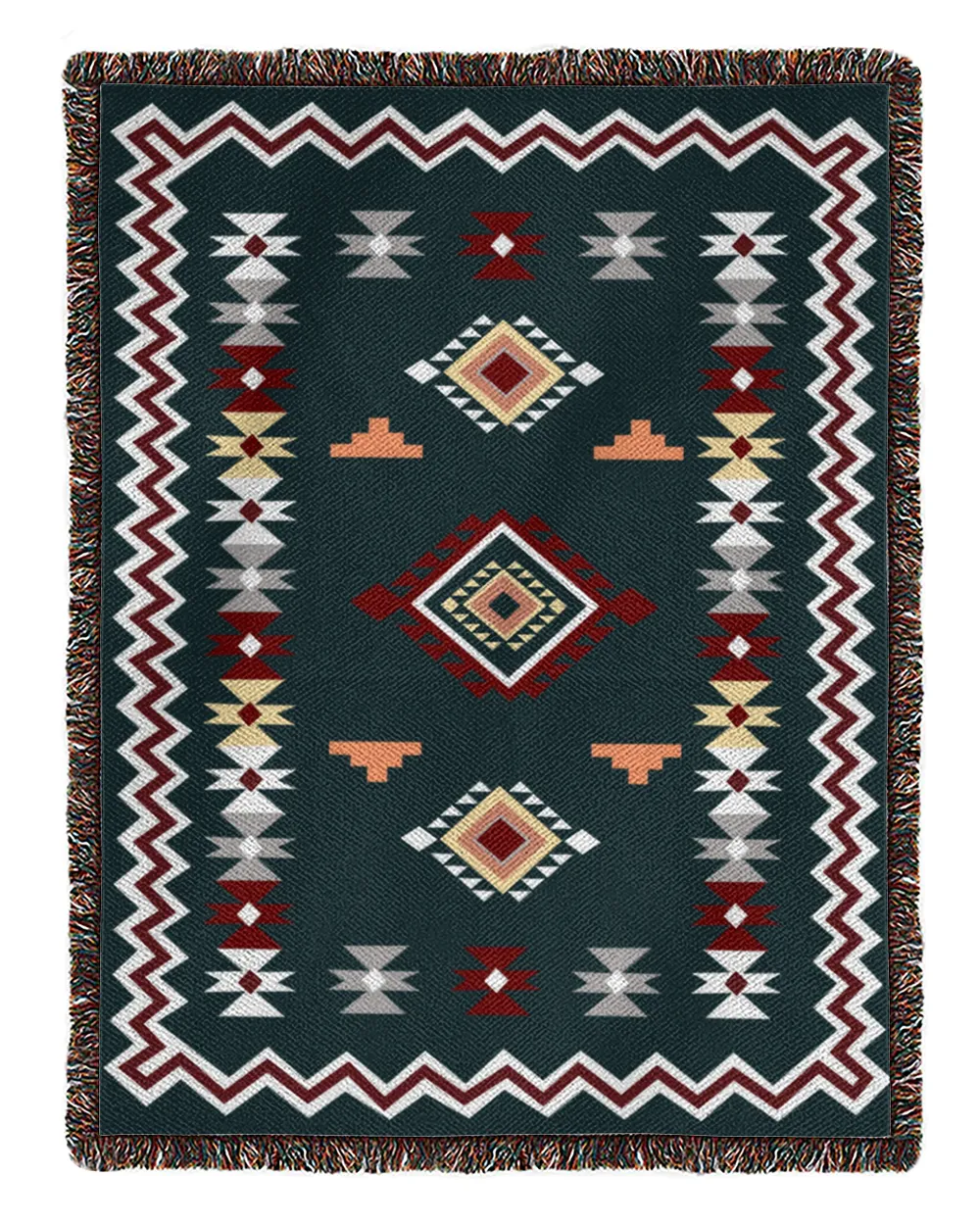 Boho Blanket, Native American Blanket, Blanket Decor Gift, Perfect For A Gift