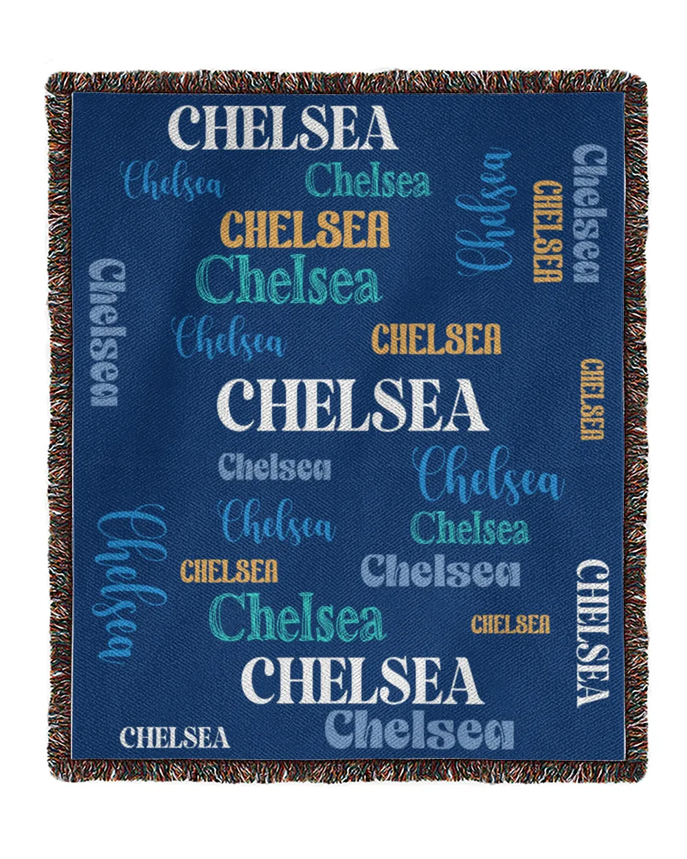 Chelsea Custom Name Blanket