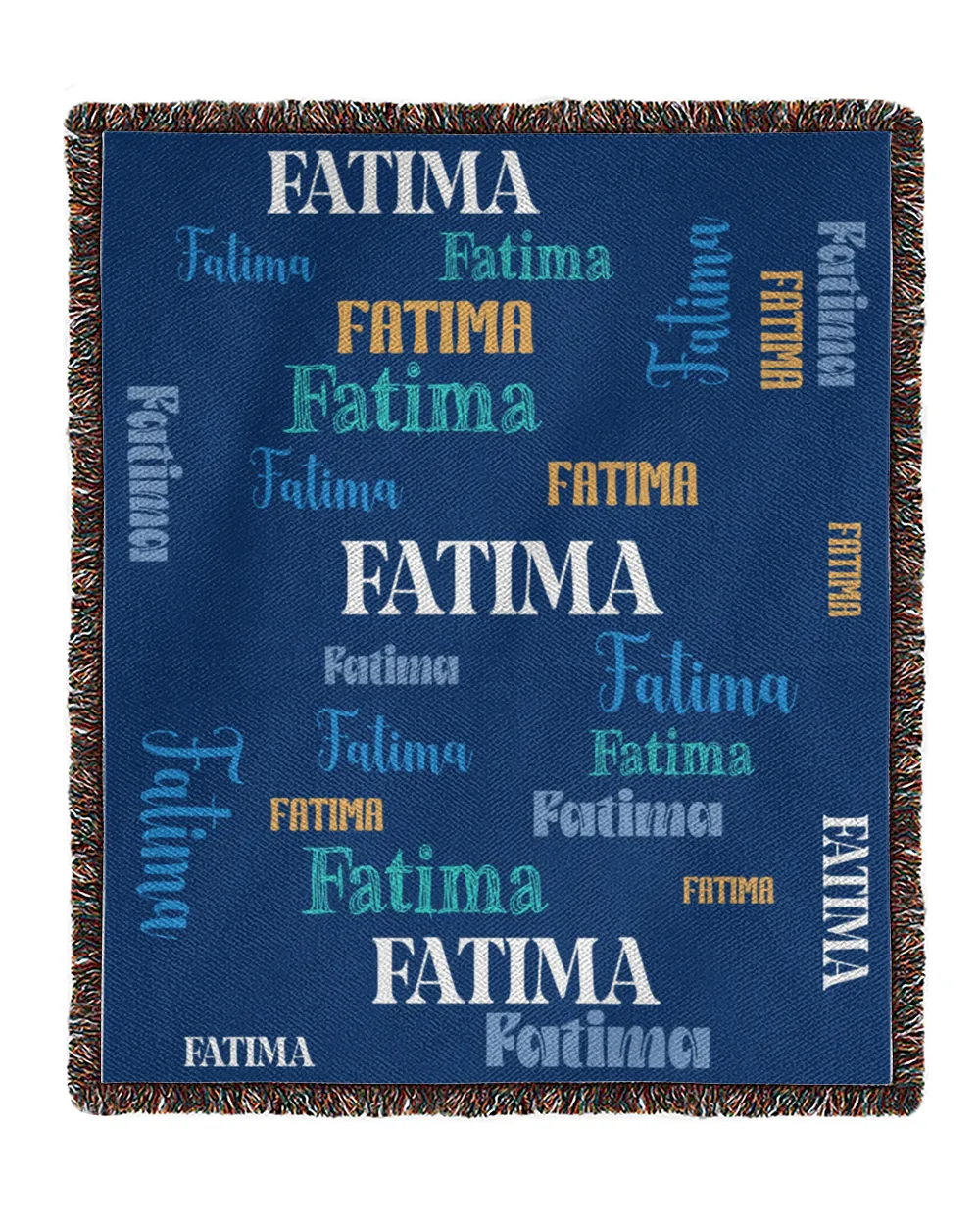 Fatima Custom Name Blanket