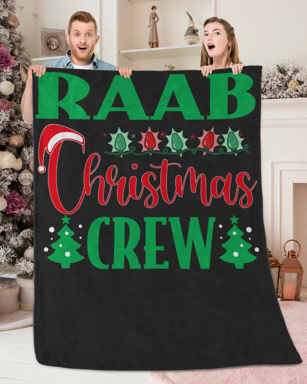 RAAB-NT-XM11-01 Premium Mink Sherpa Blanket (60x80in) black 60x80in