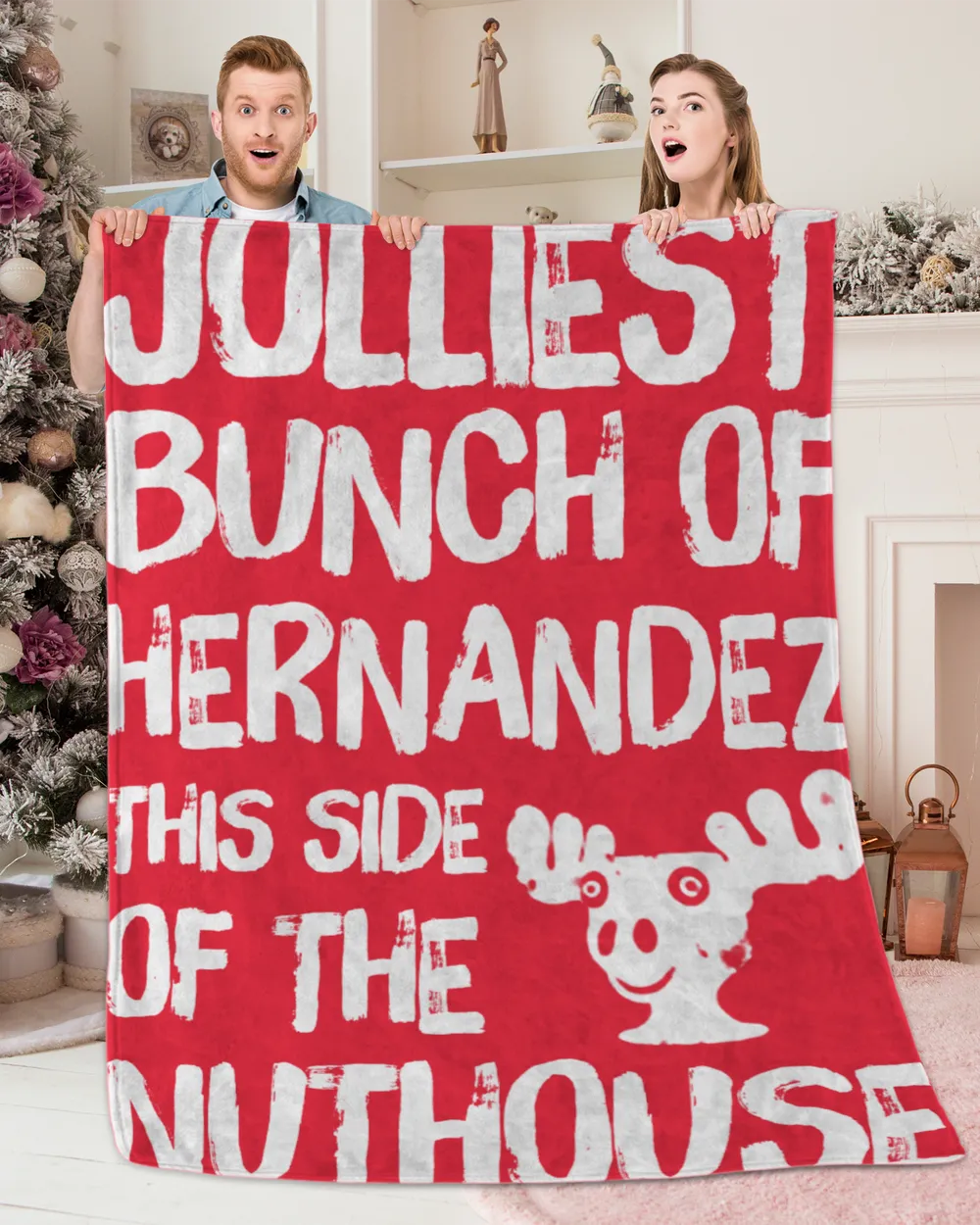 HERNANDEZ-NT-XM14 Premium Mink Sherpa Blanket (60x80in) red 60x80in