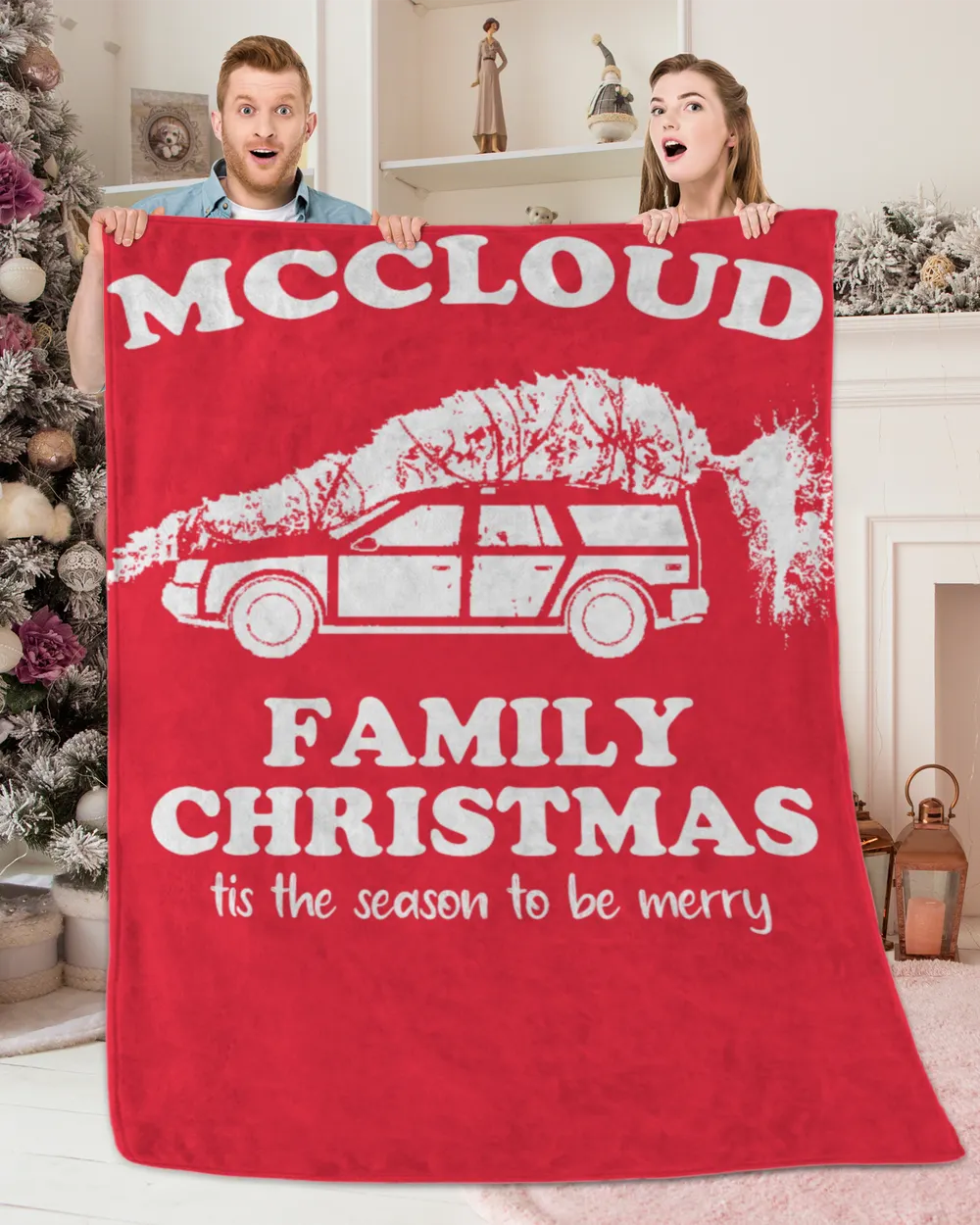 MCCLOUD-NT-XM6 Premium Mink Sherpa Blanket (60x80in) red 60x80in