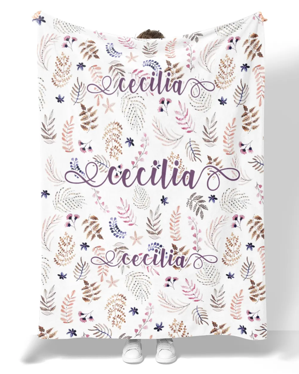 Cecilia Floral Blanket