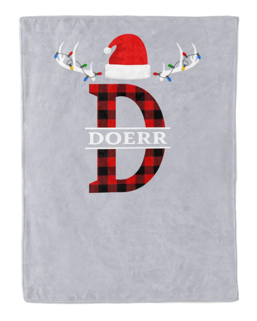 DOERR-NT-XM16-01 Premium Mink Sherpa Blanket (60x80in) sport-grey 60x80in