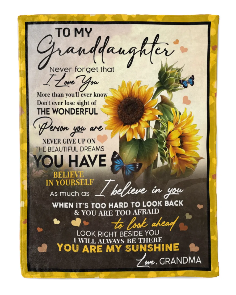 To my Granddaughter Sun Flower