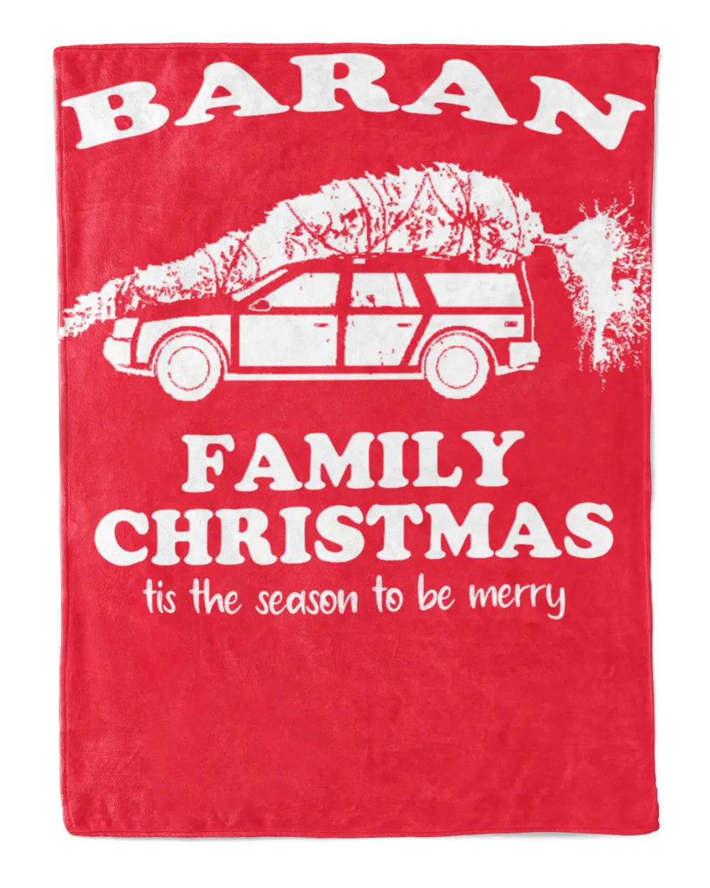 BARAN-NT-XM6-01 Premium Mink Sherpa Blanket (60x80in) red 60x80in