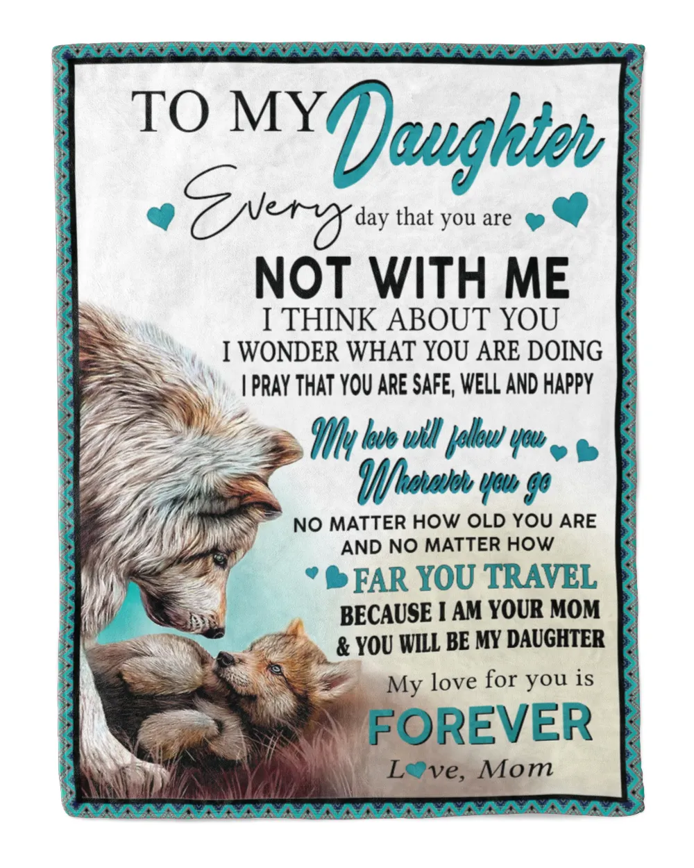 To my daughter, gift for daughter