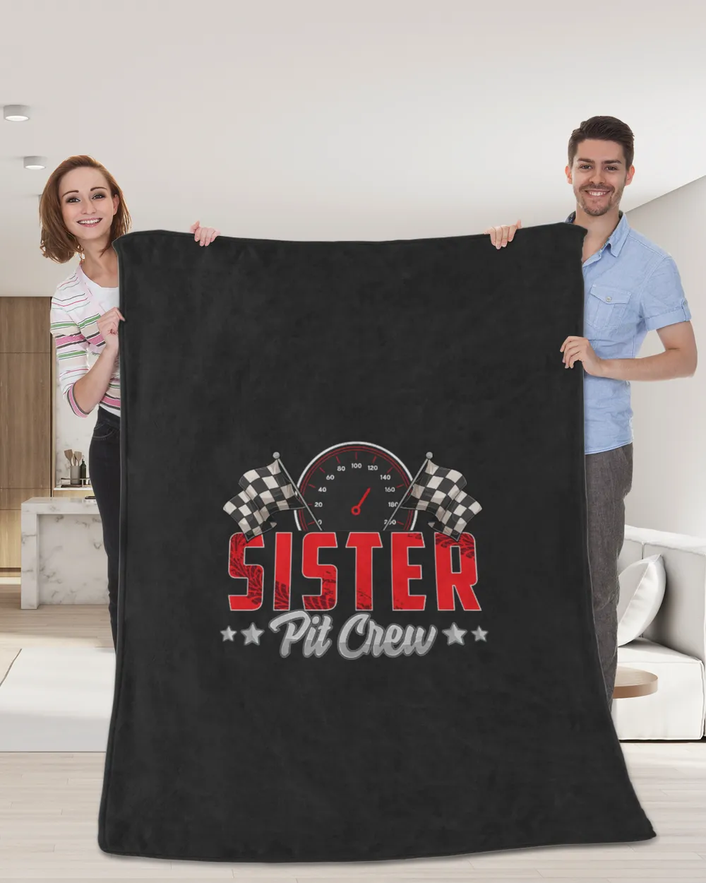 Race Car Birthday Party Racing Family Sister Pit Crew T-Shirt