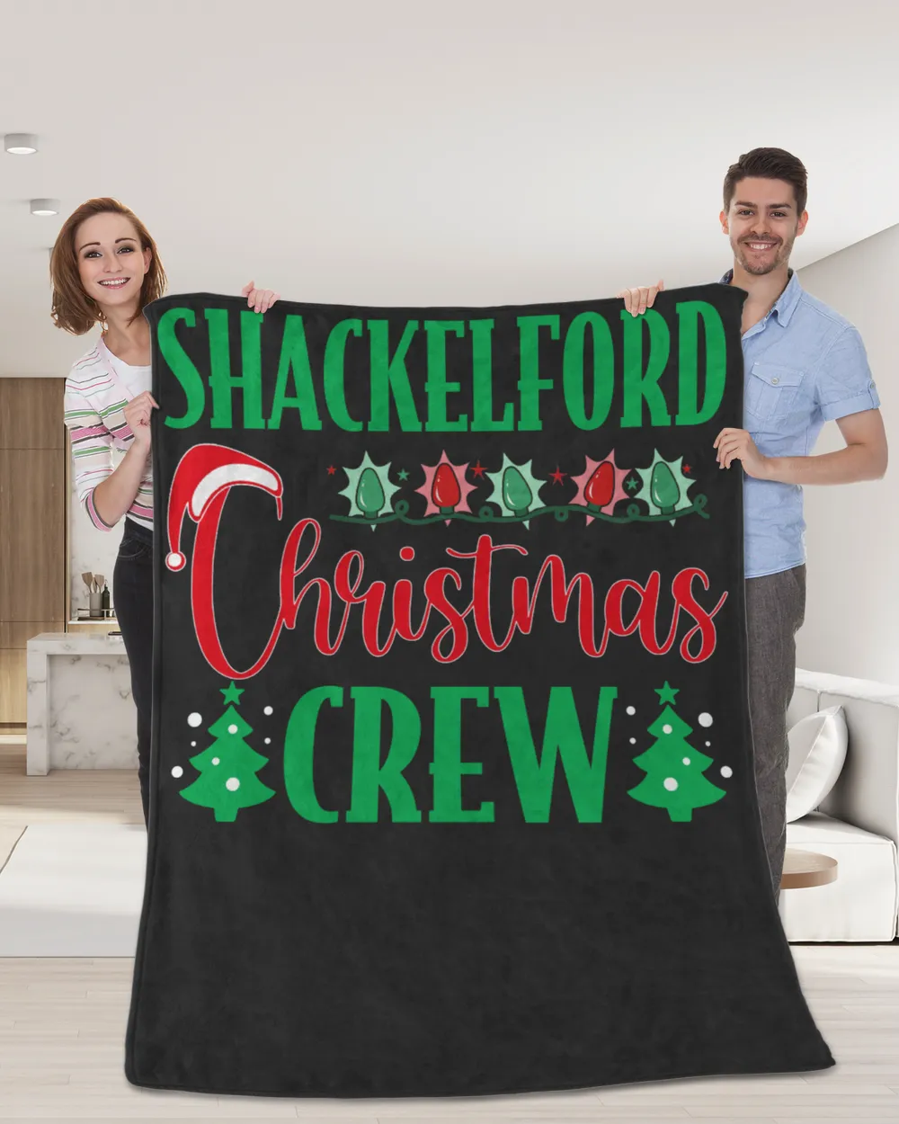 SHACKELFORD-NT-XM11 Premium Mink Sherpa Blanket (60x80in) black 60x80in