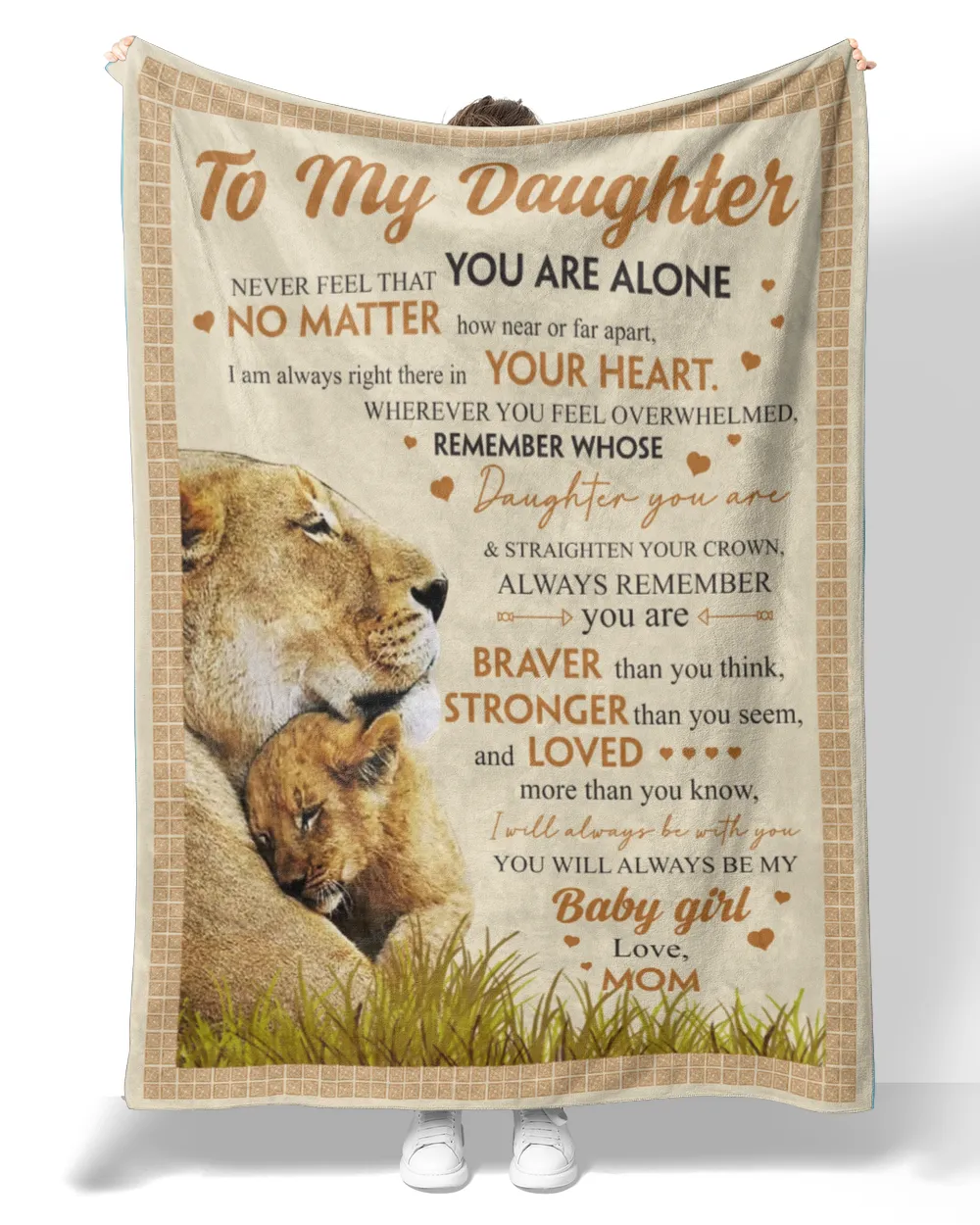 To My Daughter Mom Lion