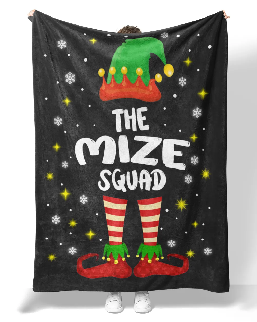 MIZE-NT-XM1 Premium Mink Sherpa Blanket (60x80in) black 60x80in