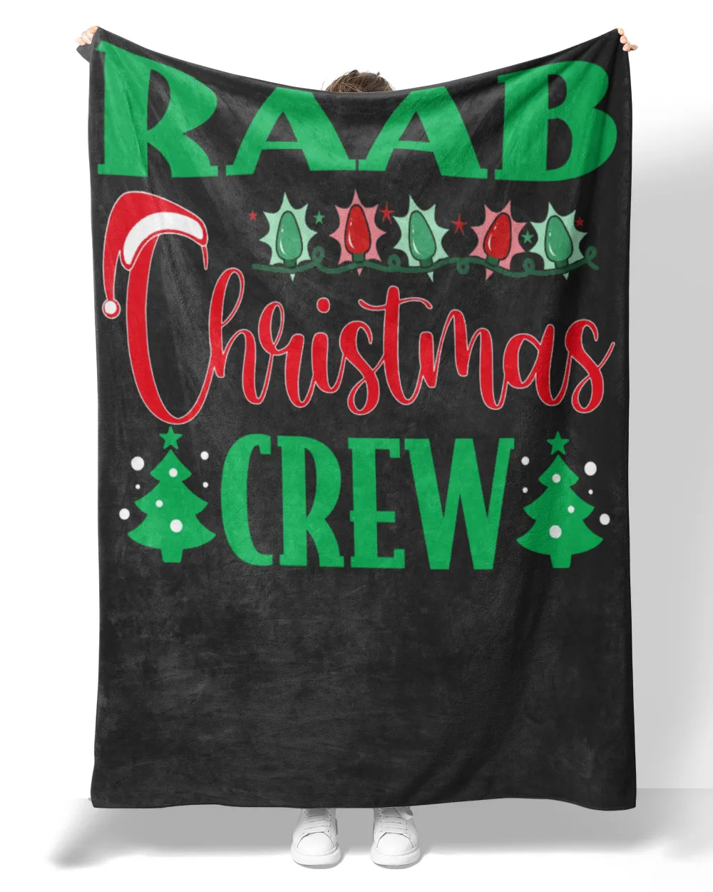 RAAB-NT-XM11-01 Premium Mink Sherpa Blanket (60x80in) black 60x80in