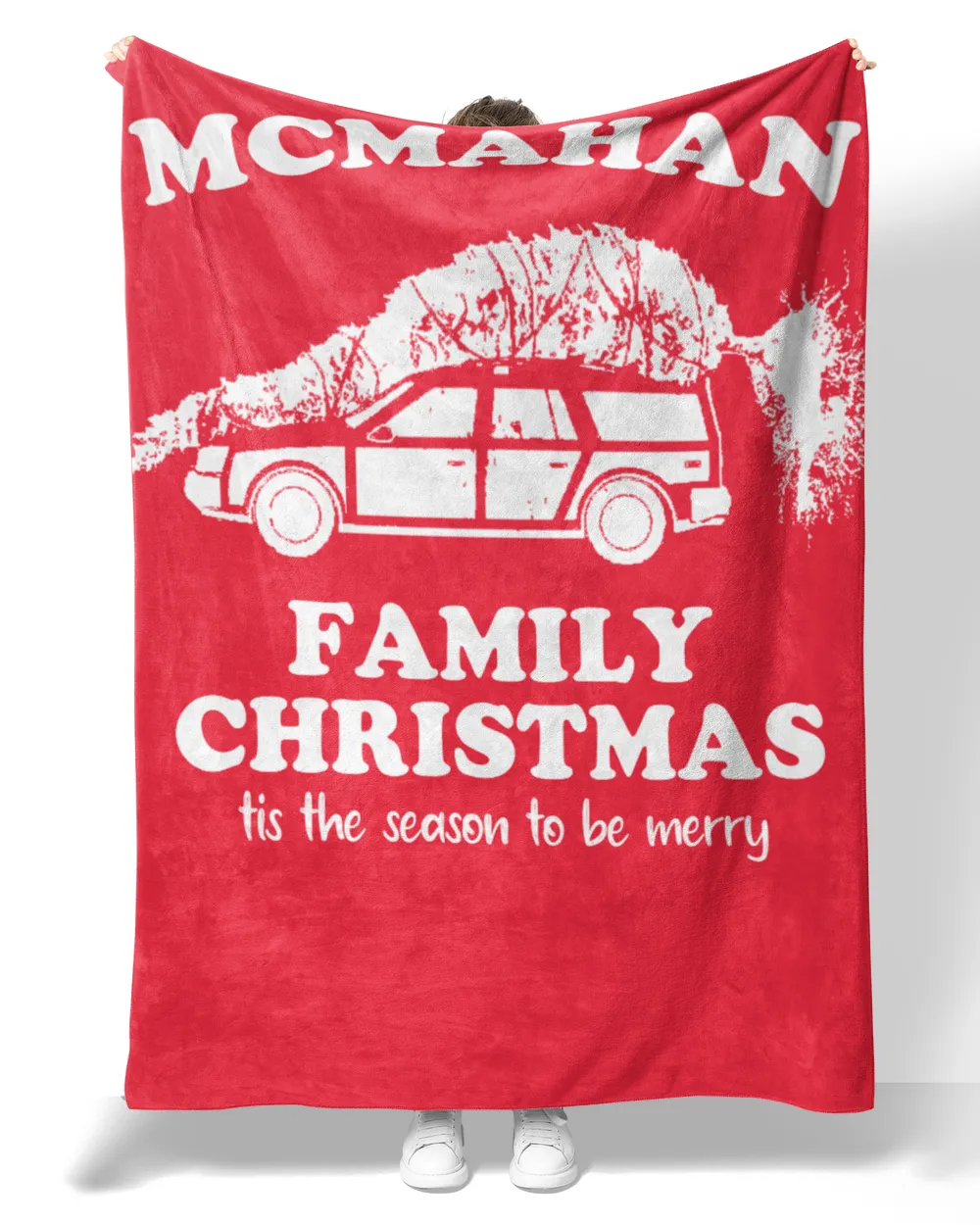 MCMAHAN-NT-XM6 Premium Mink Sherpa Blanket (60x80in) red 60x80in