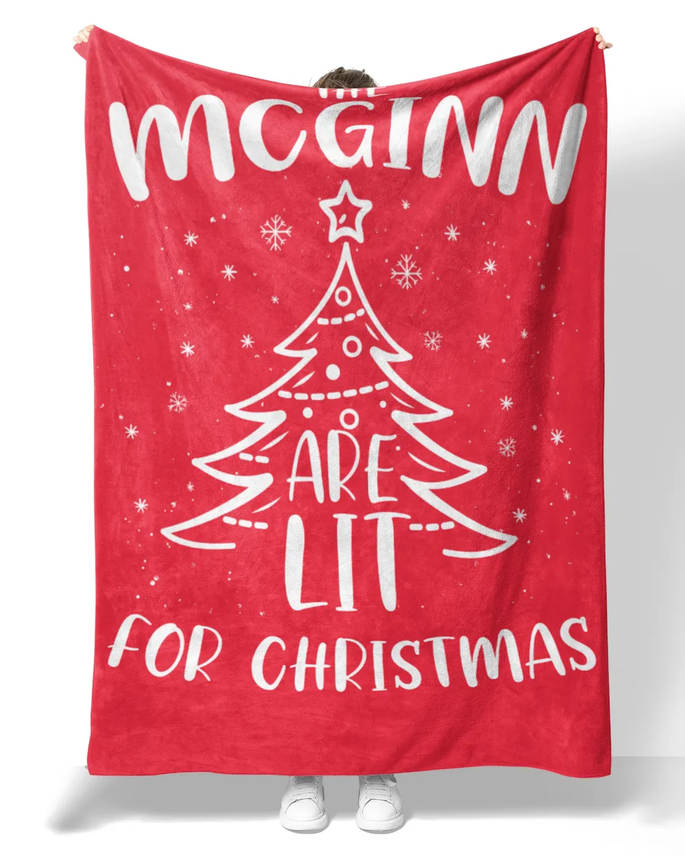 MCGINN-NT-XM13-01 Premium Mink Sherpa Blanket (60x80in) red 60x80in