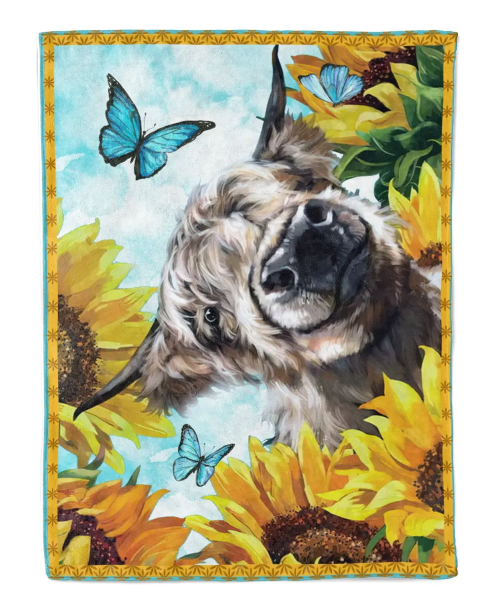 cow sunflower