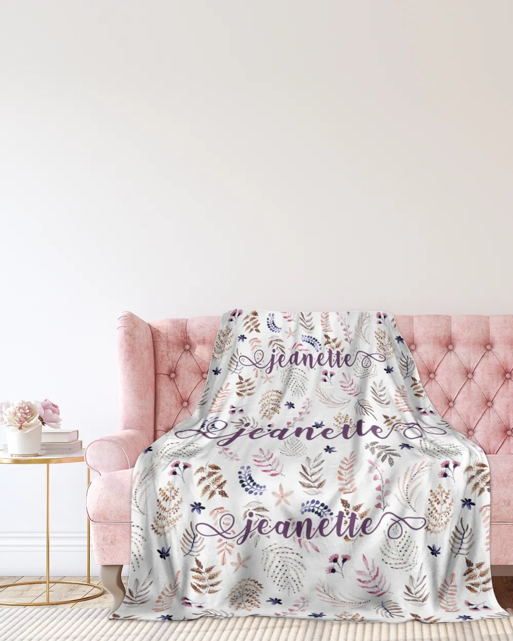 Jeanette Floral Blanket