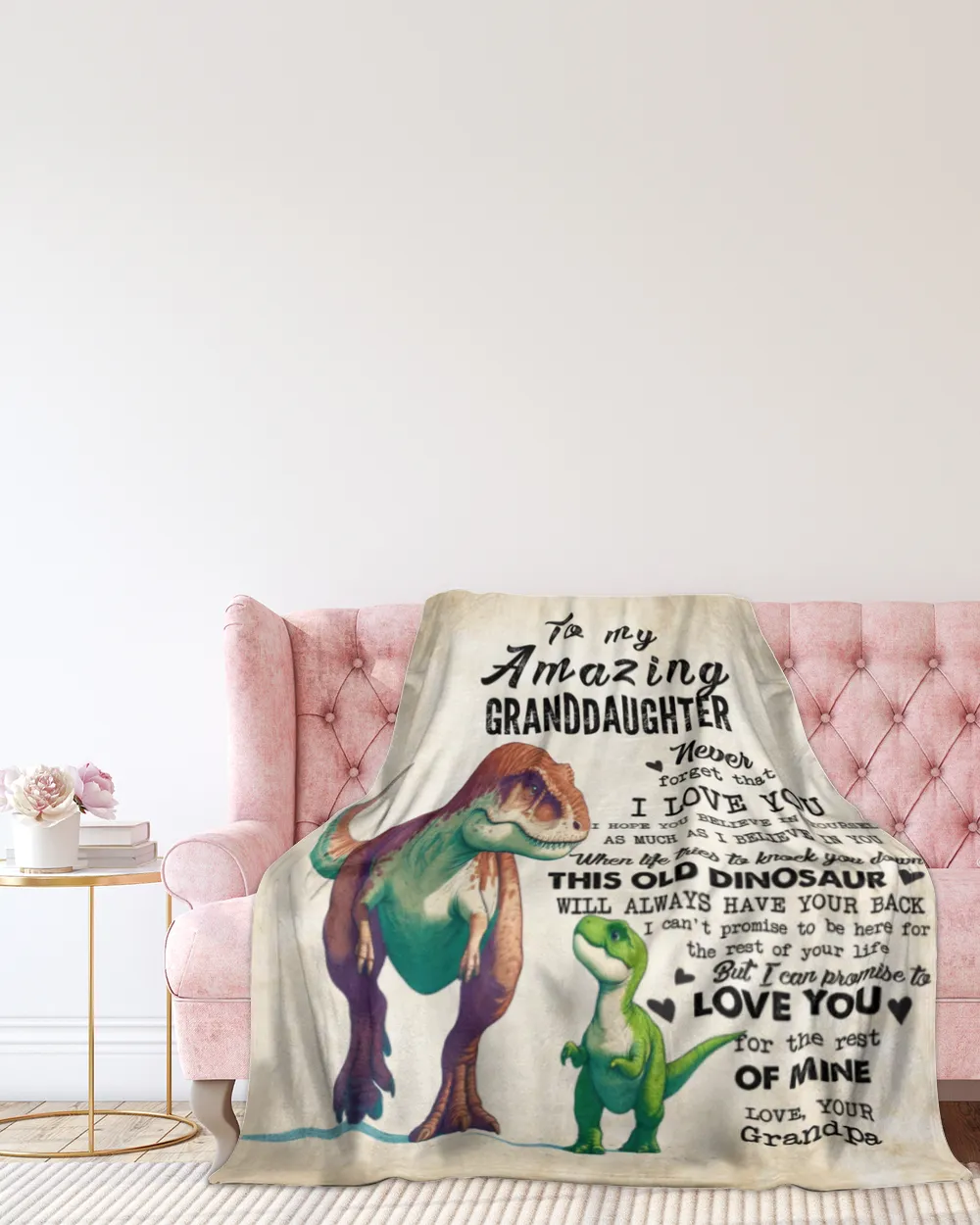 To my amazing kid blanket Premium Mink Sherpa Blanket (60x80in) white 60x80in