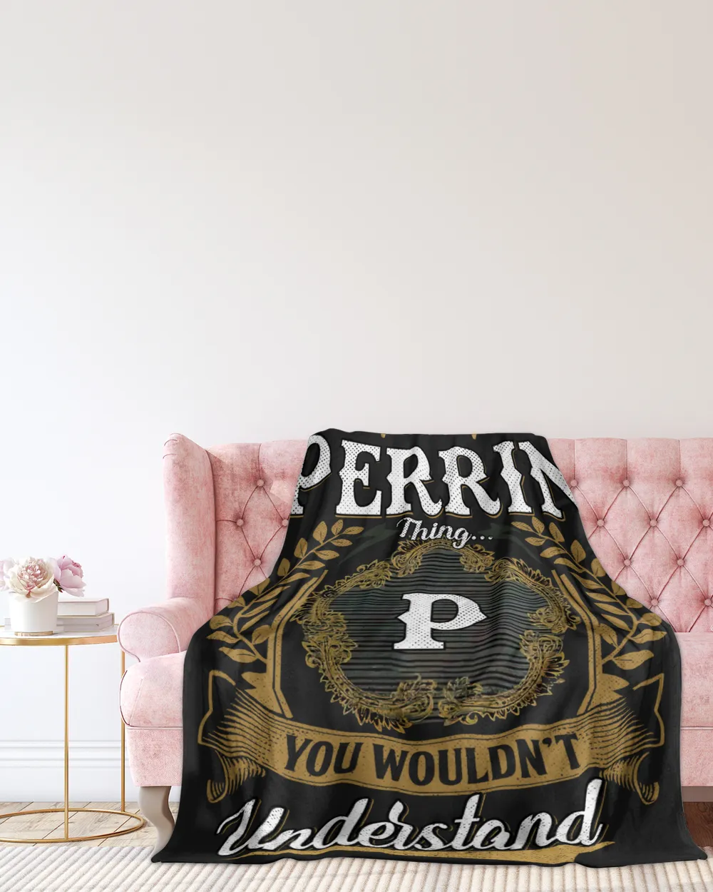 PERRIN-NT-B1 Premium Mink Sherpa Blanket (60x80in) black 60x80in
