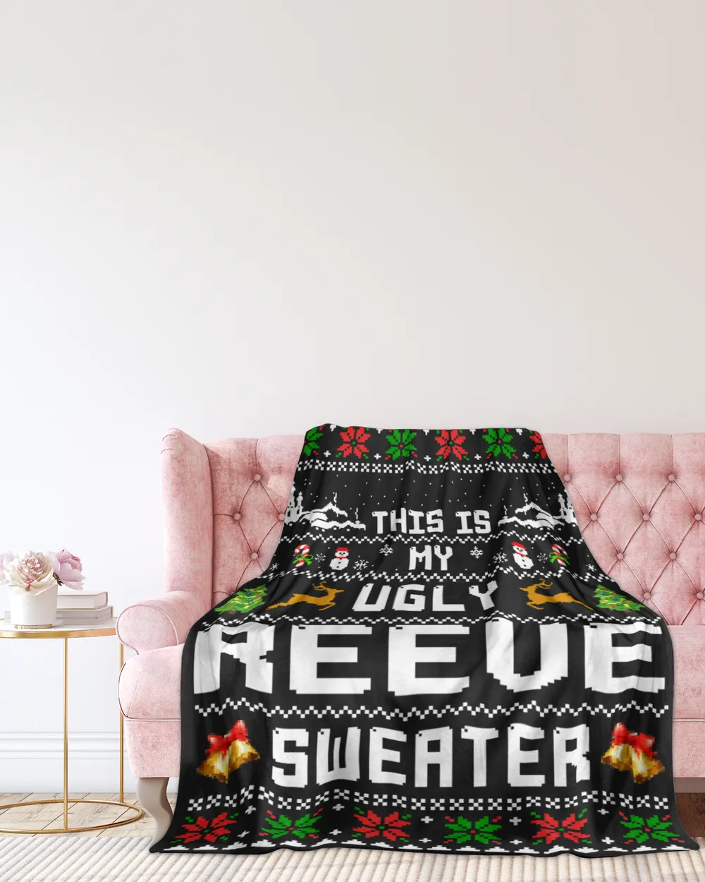 REEVE-NT-XM15-01 Premium Mink Sherpa Blanket (60x80in) black 60x80in